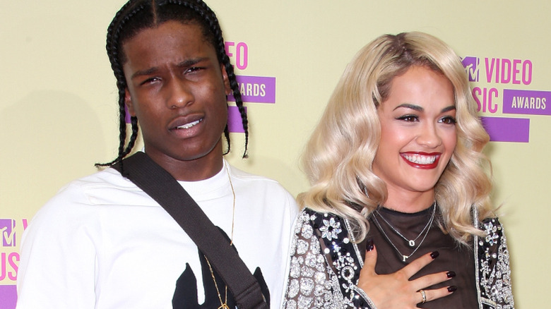 A$AP Rocky and Rita Ora on the red carpet