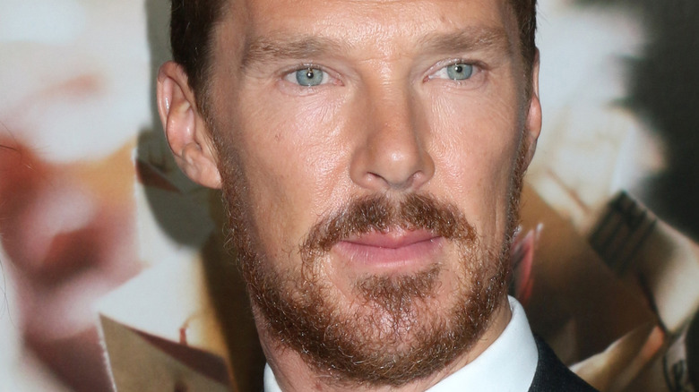 Benedict Cumberbatch looking to the side