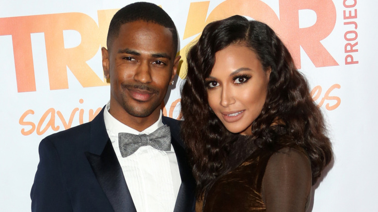 Big Sean and Naya Rivera on the red carpet
