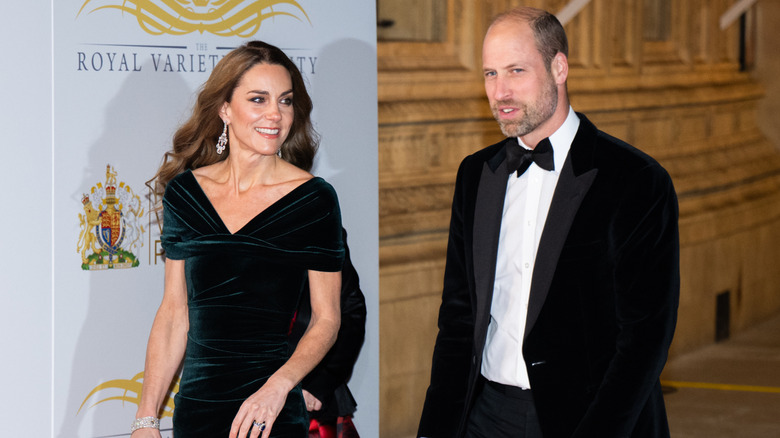 Princess Catherine and Princess William on the red carpet