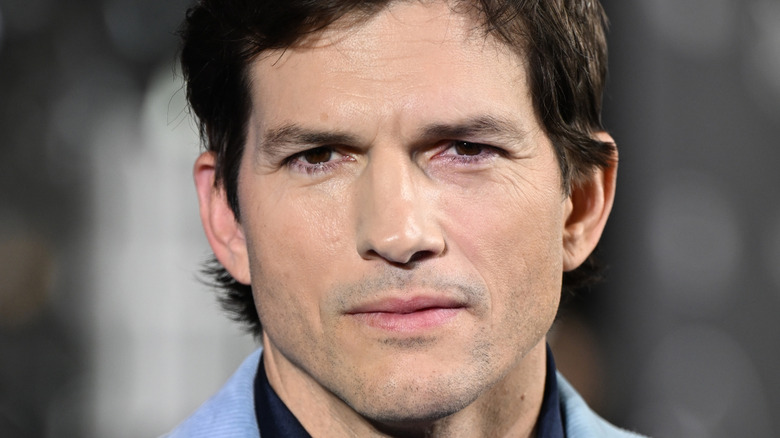 Closeup of Ashton Kutcher