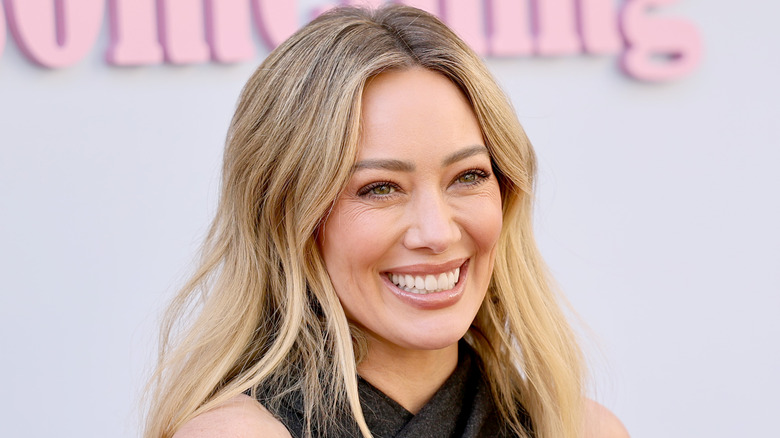 Actress Hilary Duff smiles for a photo