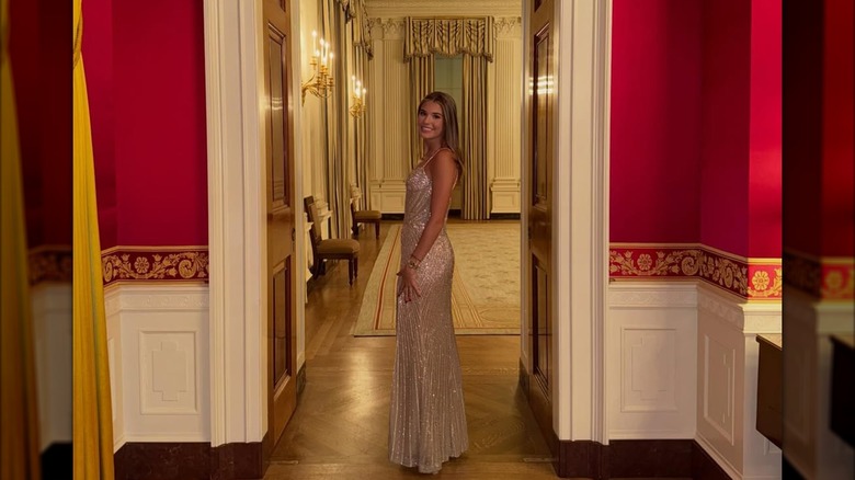 Kai Trump posing