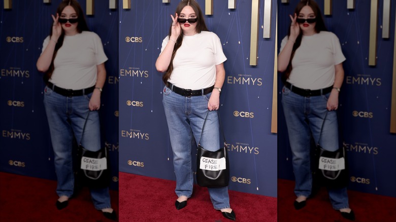 Megan Stalter attending the 77th Primetime Emmy Awards at Peacock Theater